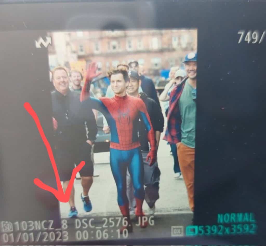 Tom Holland has been spotted on the set of Spider-Man: Brand New Day in Glasgow, Scotland. A leaked photo reveals him in a new Spider-Man suit, waving to fans.
