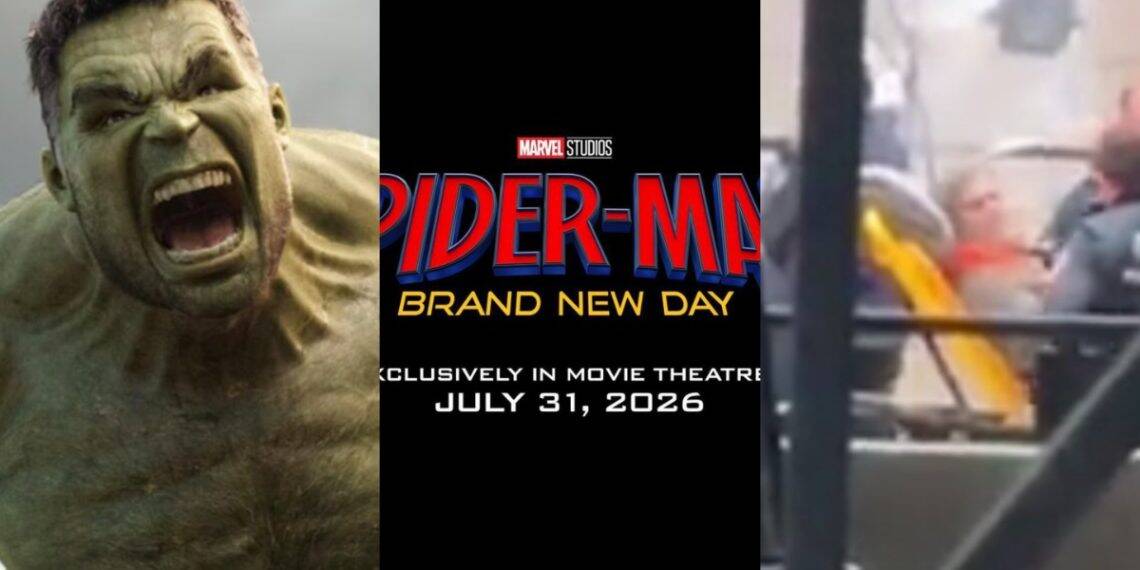 Filming for Marvel’s Spider-Man: Brand New Day is underway in Basingstoke, featuring Tom Holland, Sadie Sink, Mark Ruffalo, and Liza Colón-Zayas. Ruffalo was spotted on set as Bruce Banner in an ambulance scene after “Hulking out.”