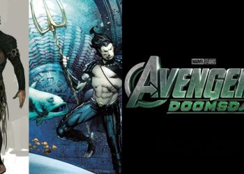New concept art from Marvel’s Avengers: Doomsday reveals Namor unleashing his full power, commanding a massive tsunami, a giant octopus, and the Talokan army in an epic underwater battle.