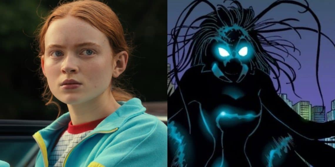 Sadie Sink stars as Shathra in Spider-Man: Brand New Day. Her character, tied to the Web of Life and Destiny, senses multiversal anomalies and discovers Doctor Doom manipulating the Web to save his reality from an incursion.