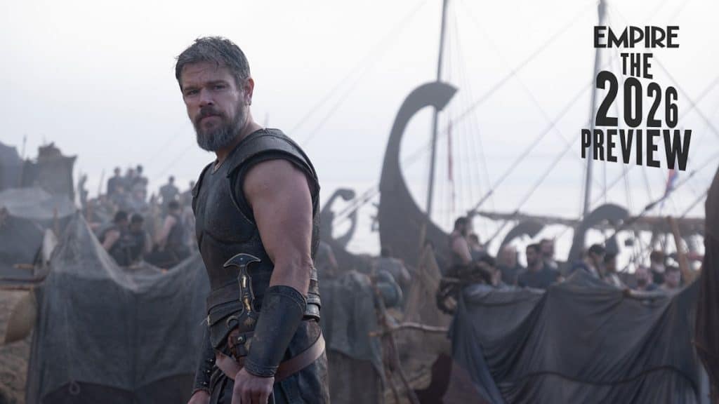 The first look at Matt Damon as Odysseus in Christopher Nolan’s The Odyssey is revealed, adapting Homer’s epic tale of adventure and survival.