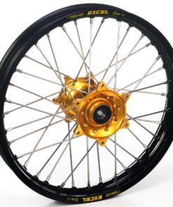 Haan Wheels, Komplett Hjul, 1,6, 14", BAK, SVART GULD, Honda 03-07 CR85R, 96-02 CR80R