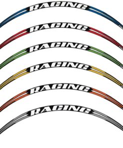 Progrip, Stripes för fälgkant, 12 stripes (3st per fälgsida), RÖD