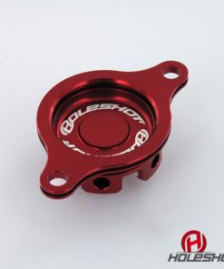 Holeshot Lock till oljefilter RÖD Honda 09-16 CRF450R/CRF450X
