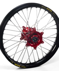 Haan Wheels, Komplett Hjul, 1,85, 19", BAK, SVART RÖD, Husqvarna 04-10 TC 450/TE 450/TE 510, 04-13 TC 250/TE 250, 11-12 TE 125, 11-13 TC 449/TE 449, 06-10 TC 510, 09-13 TE 310