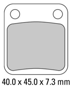 Ferodo Bromsbelägg FDB250P