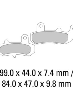 Ferodo Bromsbelägg FDB607P