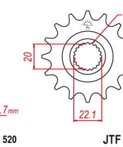 Alternative view of Framdrev 520 Yamaha & Gasgas