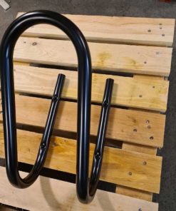 Hjulfäste 130mm. Svartlackerat