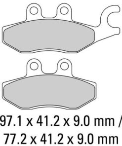 BROMSBELÄGG FERODO FDB606P