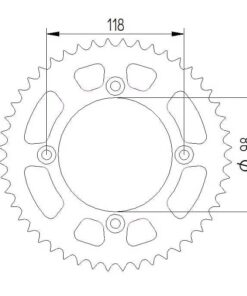 Alternative view of Bakdrev MINO lightweight GasGas Husqvarna KTM 65 2025-