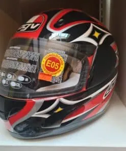 AGV GP-1 RÖD/SVART #S Intergralhjälm