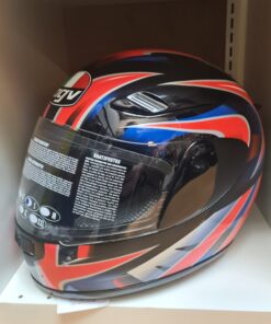 AGV TOP RÖD/SVART/BLÅ #S Intergralhjälm