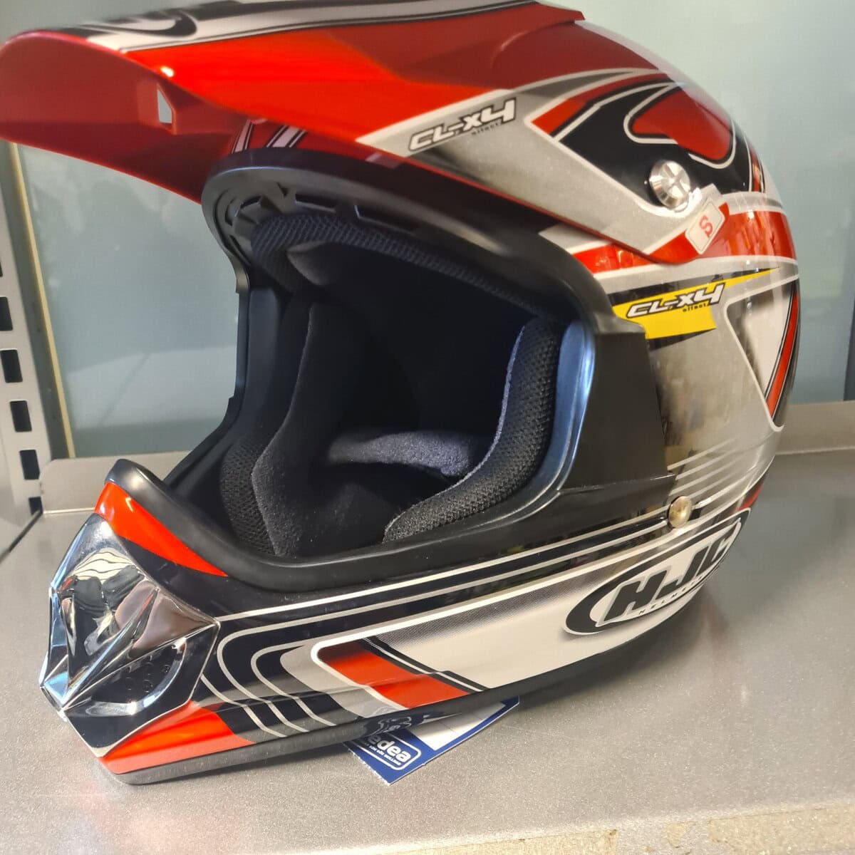 Hjälm HJC CL-X4 RD/WH/BK