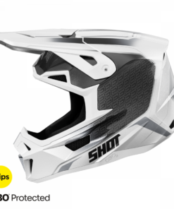 Shot, HJÄLM LITE CHALLENGER BLACK WHITE PEARLY