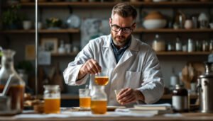 science behind mead fermentation-home-brewing-mead-lab-coat-tools