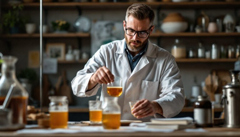 science behind mead fermentation-home-brewing-mead-lab-coat-tools