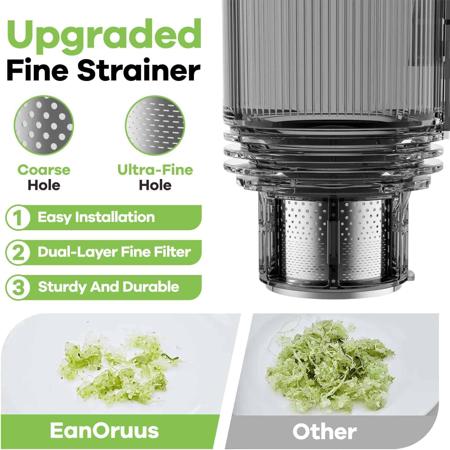 Fine mesh food strainer with upgraded design for efficient food preparation and filtration