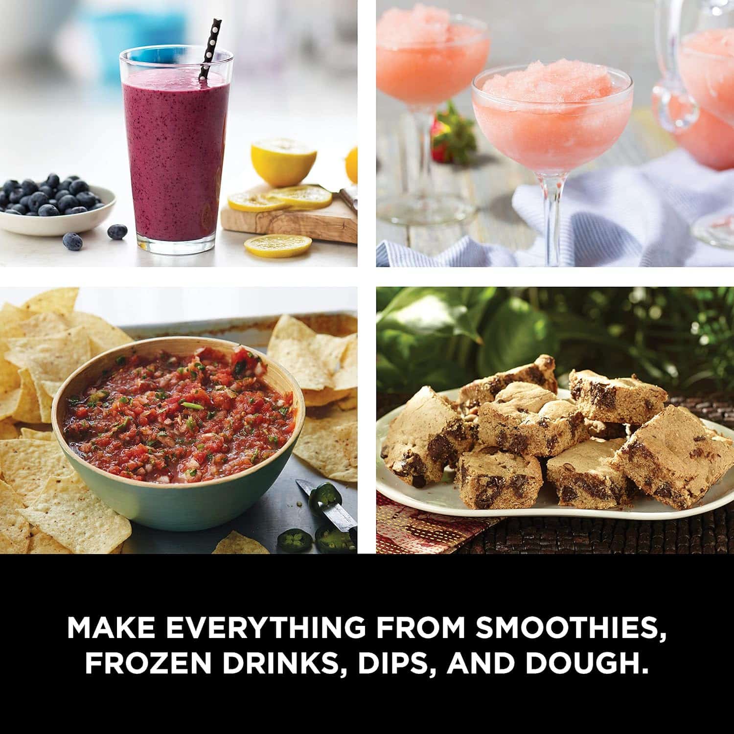 Fresh blended berry smoothie in a glass with blueberries and lemons healthy smoothie drink option