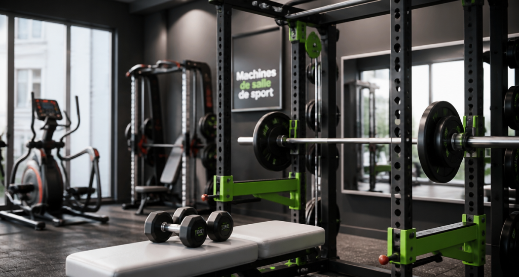machines de salle de sport modernes