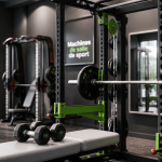 machines de salle de sport modernes