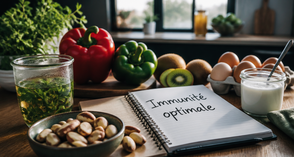 Renforcement du systeme immunitaire aliments sur table