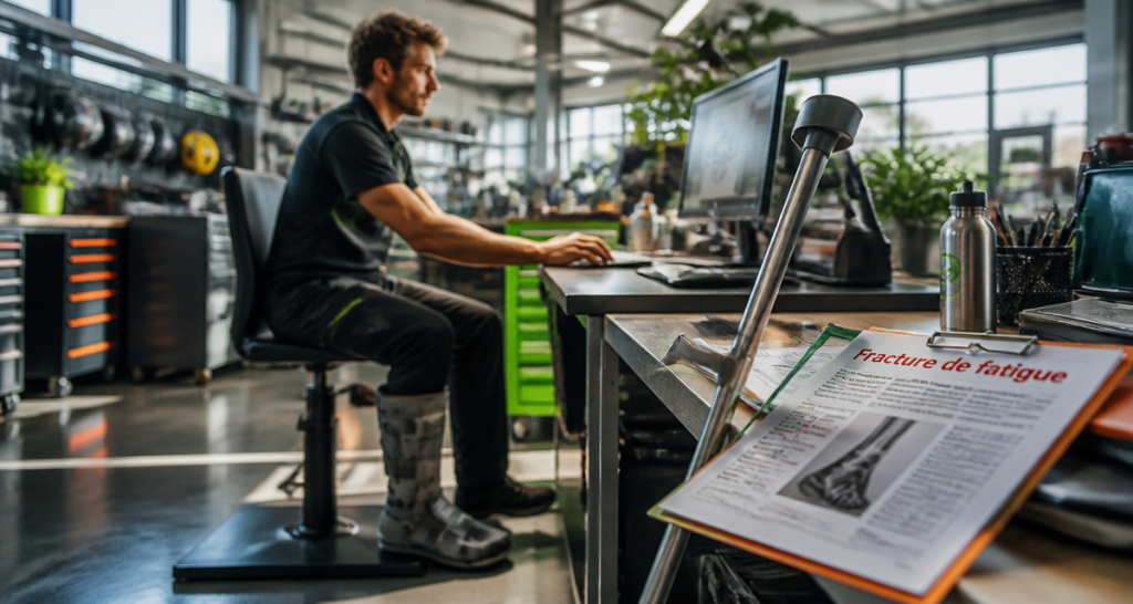 peut on travailler avec une fracture de fatigue au travail