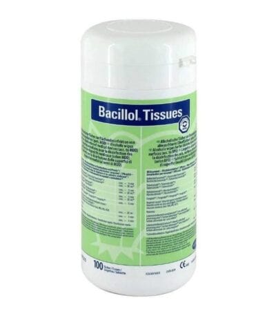 Bacillol Tissues felületfertőtlenítő kendő dobozos 100 db-os