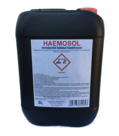 Haemosol vértelenítő hatású fertőtlenítő és tisztítószer 5l-es