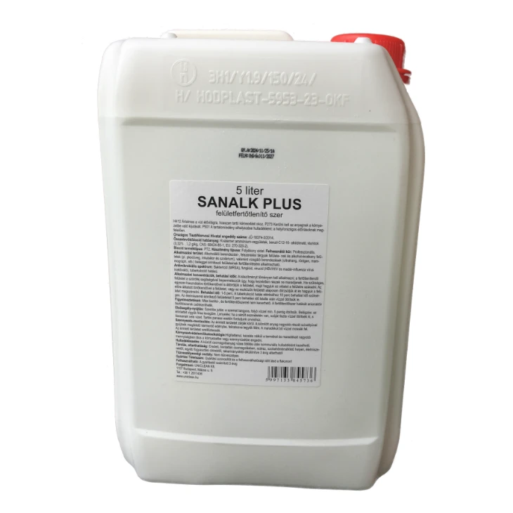 Sanalk Plus felületfertőtlenítő 5 l