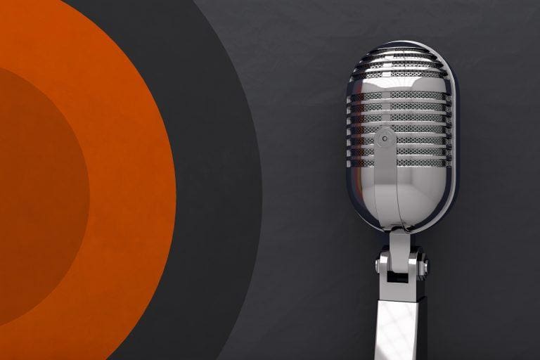 Vintage microphone