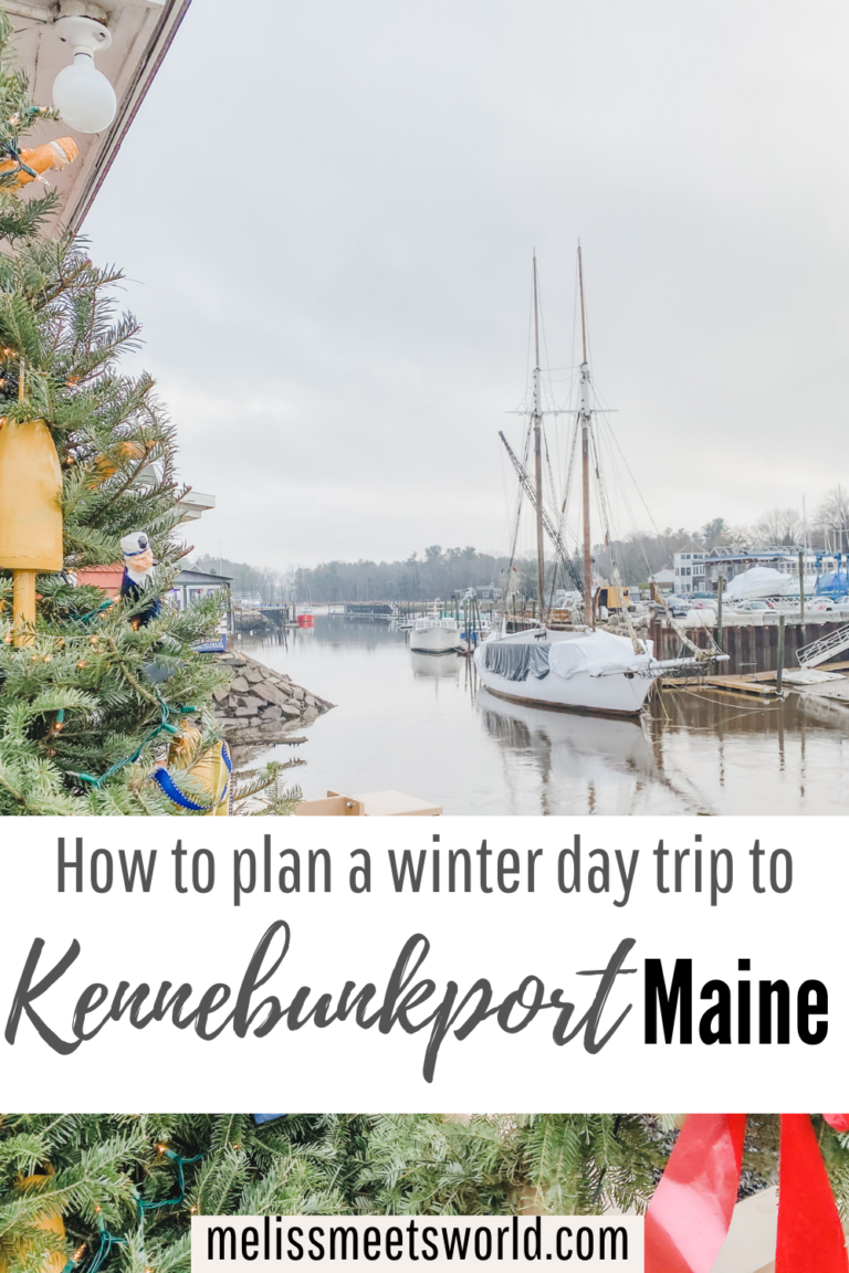 Christmas is always somewhat magical in New England, and a winter day in Kennebunkport, Maine is no exception.