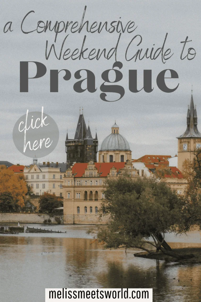 Looking to spend a long weekend in Prague this autumn? Here's the perfect itinerary to see Prague's fall foliage and spend 3 days in Prague!