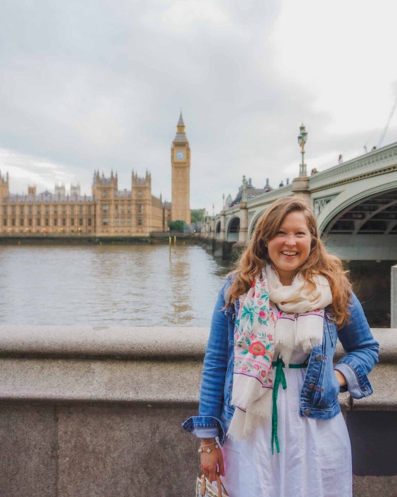 This is one of the best views of Big Ben and Parliament, and all you have to do is cross the River Thames and turn right down the pedestrian path that overlooks the area!