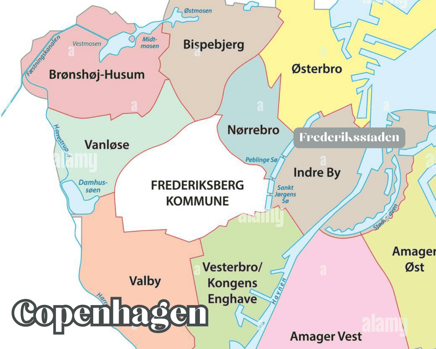 If you're looking for where to stay in Copenhagen your first time here's a comprehensive map of all the best places to stay and best areas in Copenhagen to stay if it's your first time.