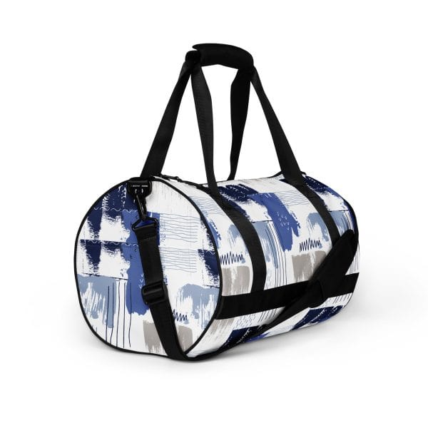 Blue Abstract | All-over print gym bag