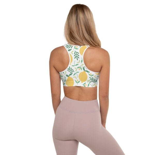 Lemons | Padded Sports Bra