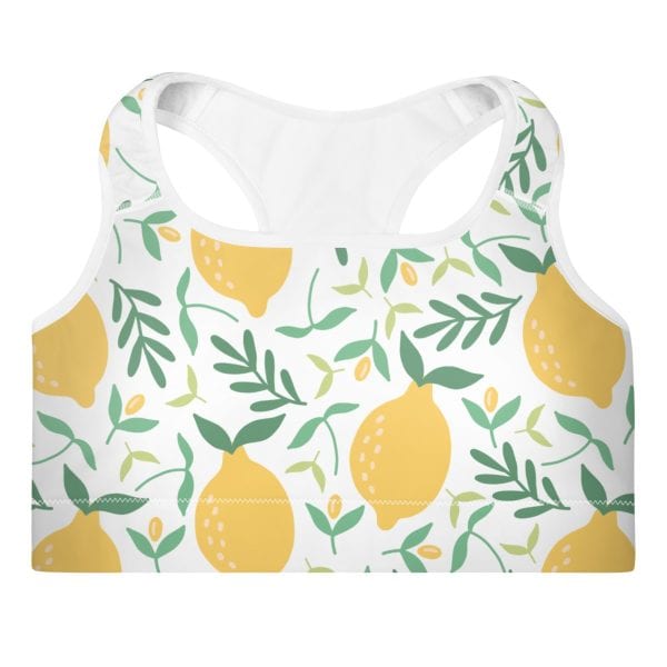 Lemons | Padded Sports Bra