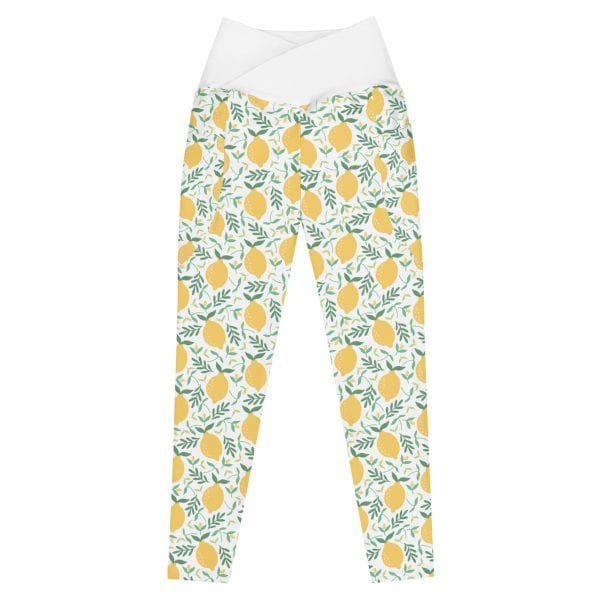 Lemons | Crossover leggings with pockets