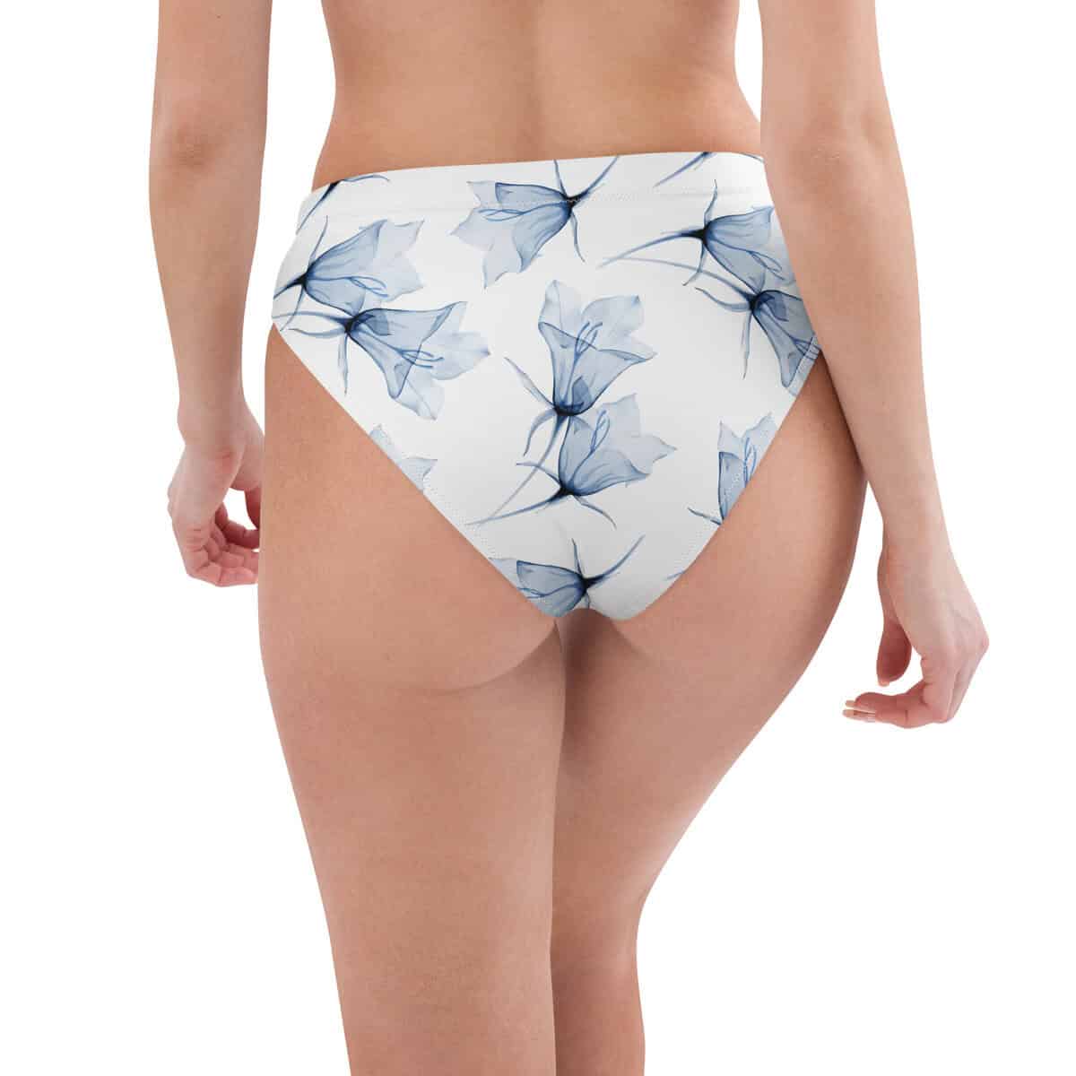 Big Blue | Recycled high-waisted bikini bottom