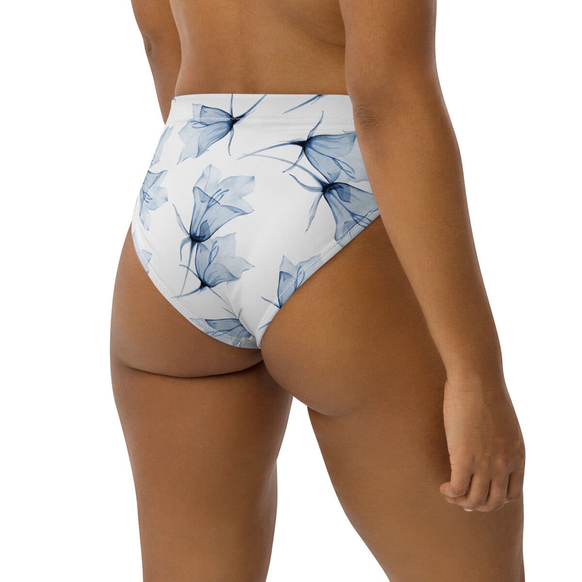 Big Blue | Recycled high-waisted bikini bottom