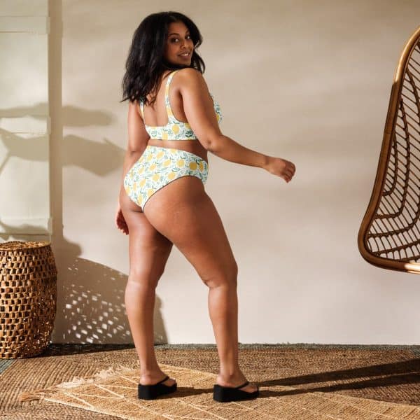 Lemons | Recycled high-waisted bikini