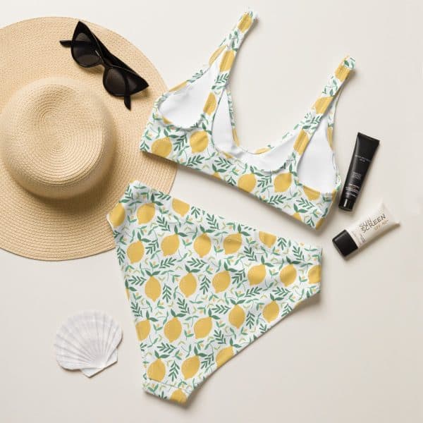 Lemons | Recycled high-waisted bikini