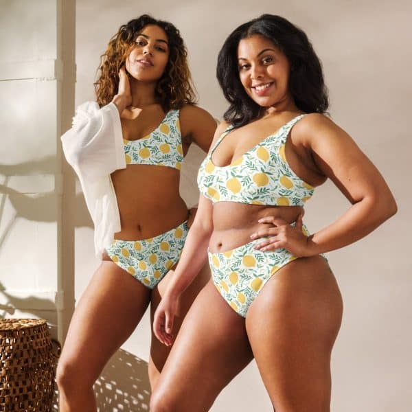 Lemons | Recycled high-waisted bikini