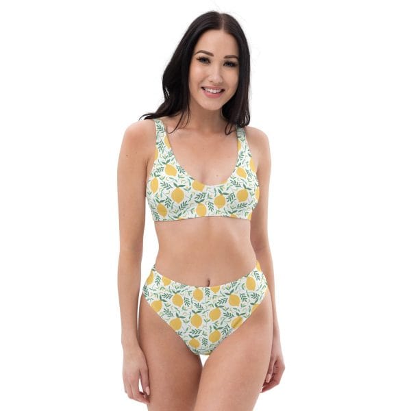 Lemons | Recycled high-waisted bikini