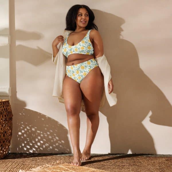 Lemons | Recycled high-waisted bikini