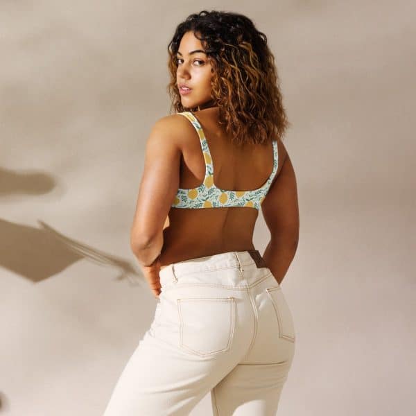 Lemons | Recycled padded bikini top
