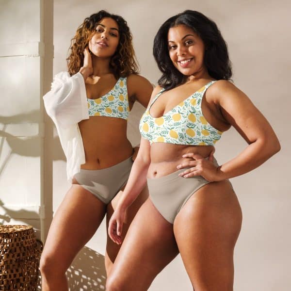 Lemons | Recycled padded bikini top