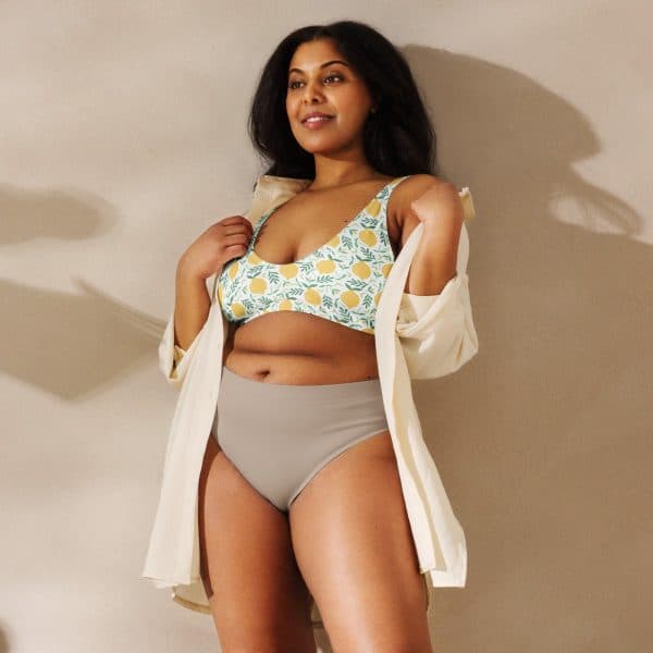 Lemons | Recycled padded bikini top