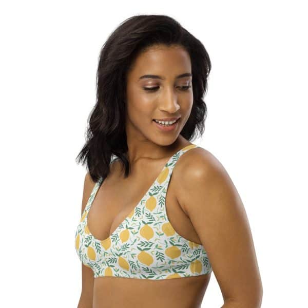 Lemons | Recycled padded bikini top